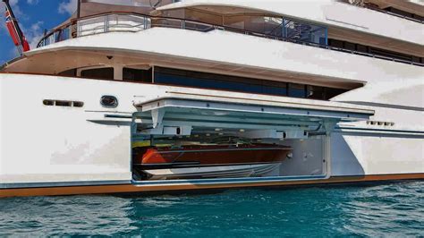 yachts with garages for sale|Top innovative superyacht tender garage designs .